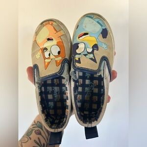 Toddler Boy Bluey and Bingo Slip-On Low-Top Sneaker Size 10